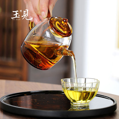 Handcrafted Borosilicate Glass Teapot 240ml