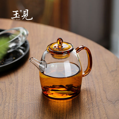 Handcrafted Borosilicate Glass Teapot 240ml