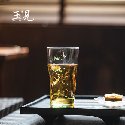 Hand-Painted Green Fish Pond Tea Cup – 180ml & 260ml