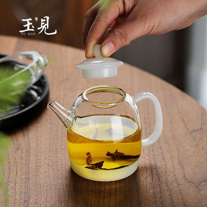 Handcrafted Borosilicate Glass Teapot 240ml