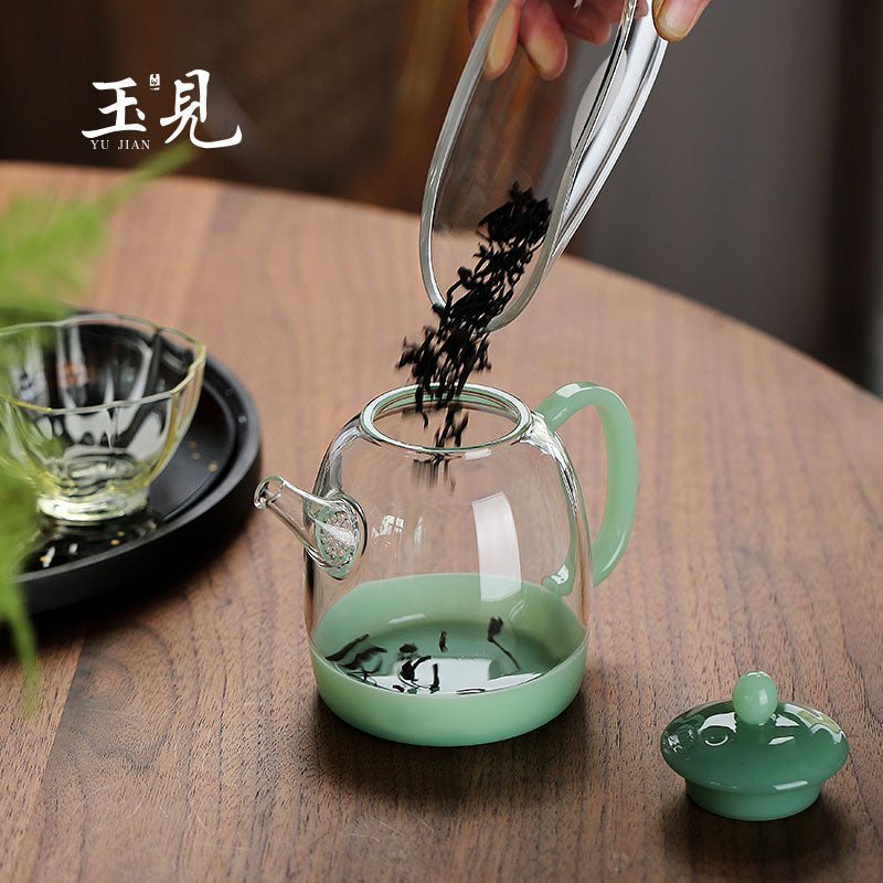 Handcrafted Borosilicate Glass Teapot 240ml