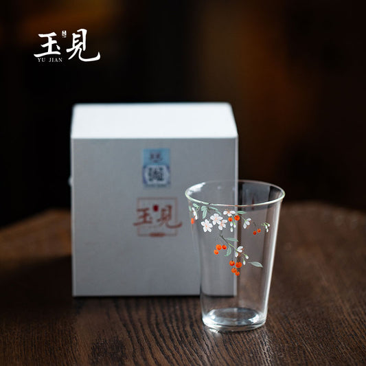 Hand-Painted Glass Cup 180ml