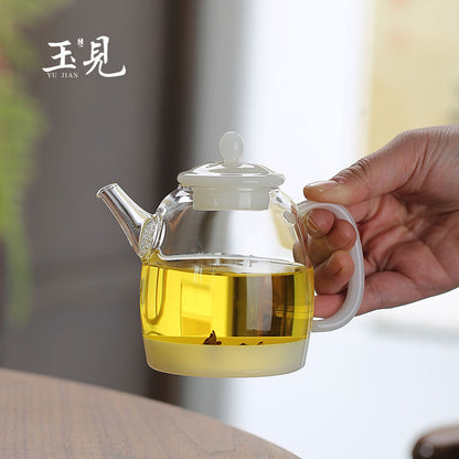 Handcrafted Borosilicate Glass Teapot 240ml