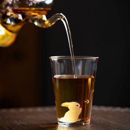 Hand-Painted Glass Cup 180ml